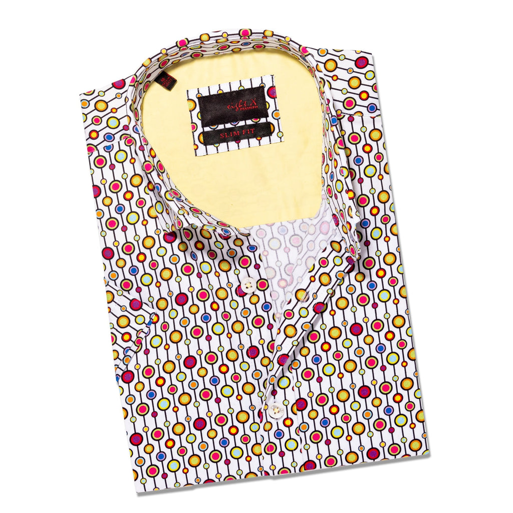 Candy Shoppe Short Sleeve Button Down Shirt Button Down Shirts Eight-X MULTI S 