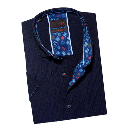 I Don't Know What To Call This Short Sleeve Button Down Shirt  Eight-X   