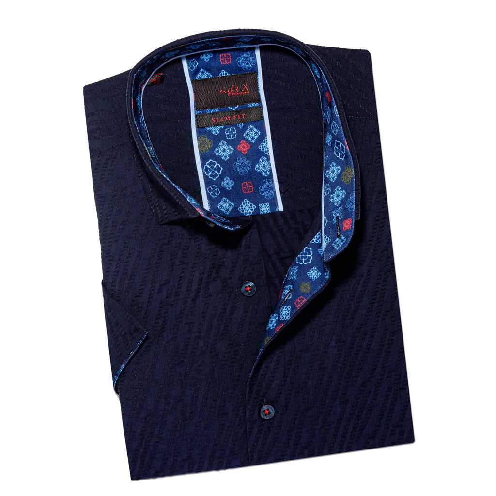 I Don't Know What To Call This Short Sleeve Button Down Shirt  Eight-X   