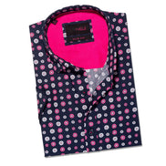 Flower Power Short Sleeve Button Down Shirt Button Down Shirts Eight-X