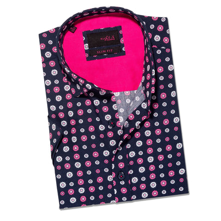 Flower Power Short Sleeve Button Down Shirt Button Down Shirts Eight-X