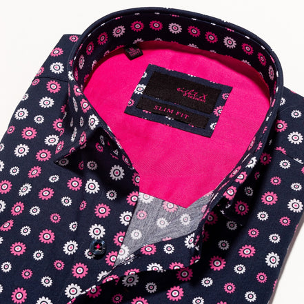 Flower Power Short Sleeve Button Down Shirt Button Down Shirts Eight-X