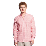 Red Trinitite Button Down Shirt Button Down Shirts Eight-X RED S