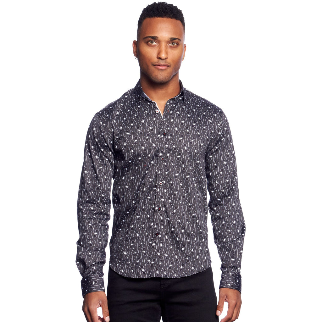 The Void PM Edition Button Down Shirt  Eight-X BLACK S 