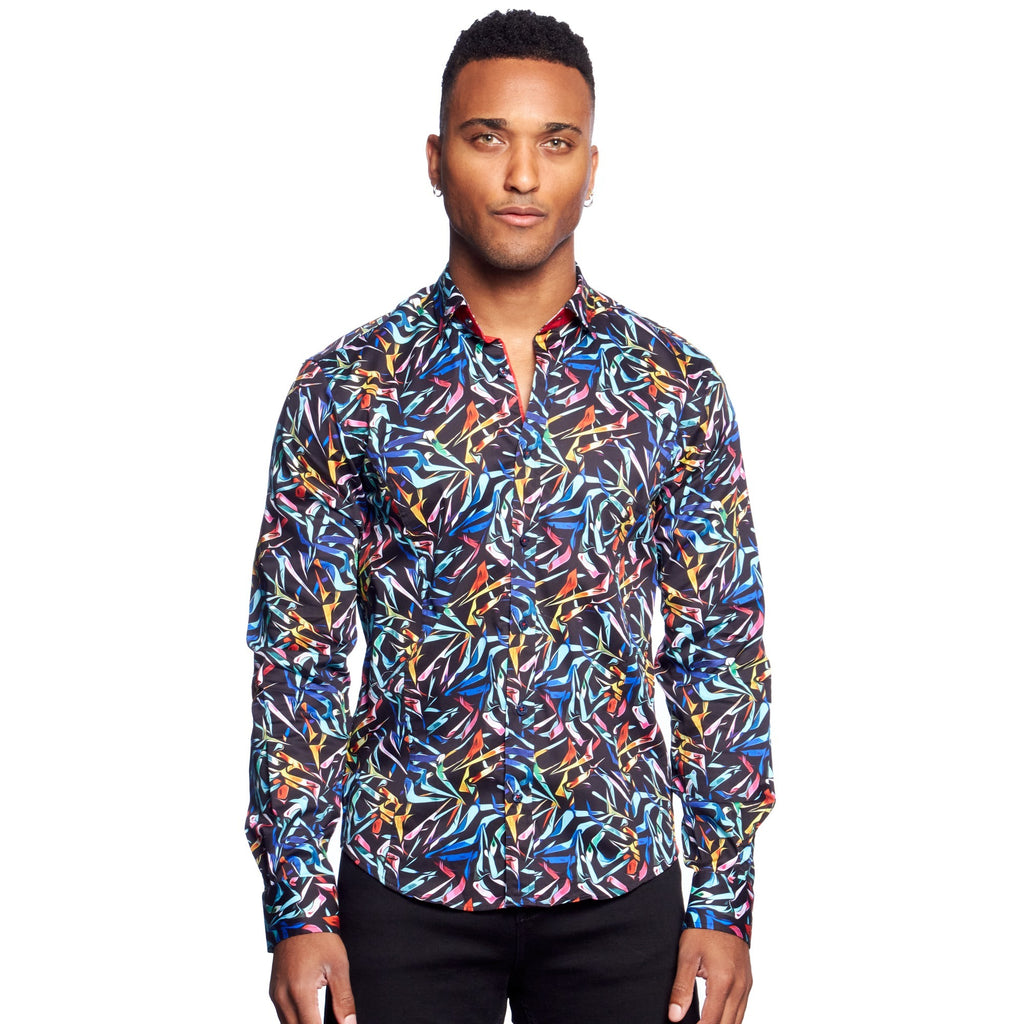 Nocturnal Reflection PM Edition Button Down Shirt  Eight-X MULTI S 
