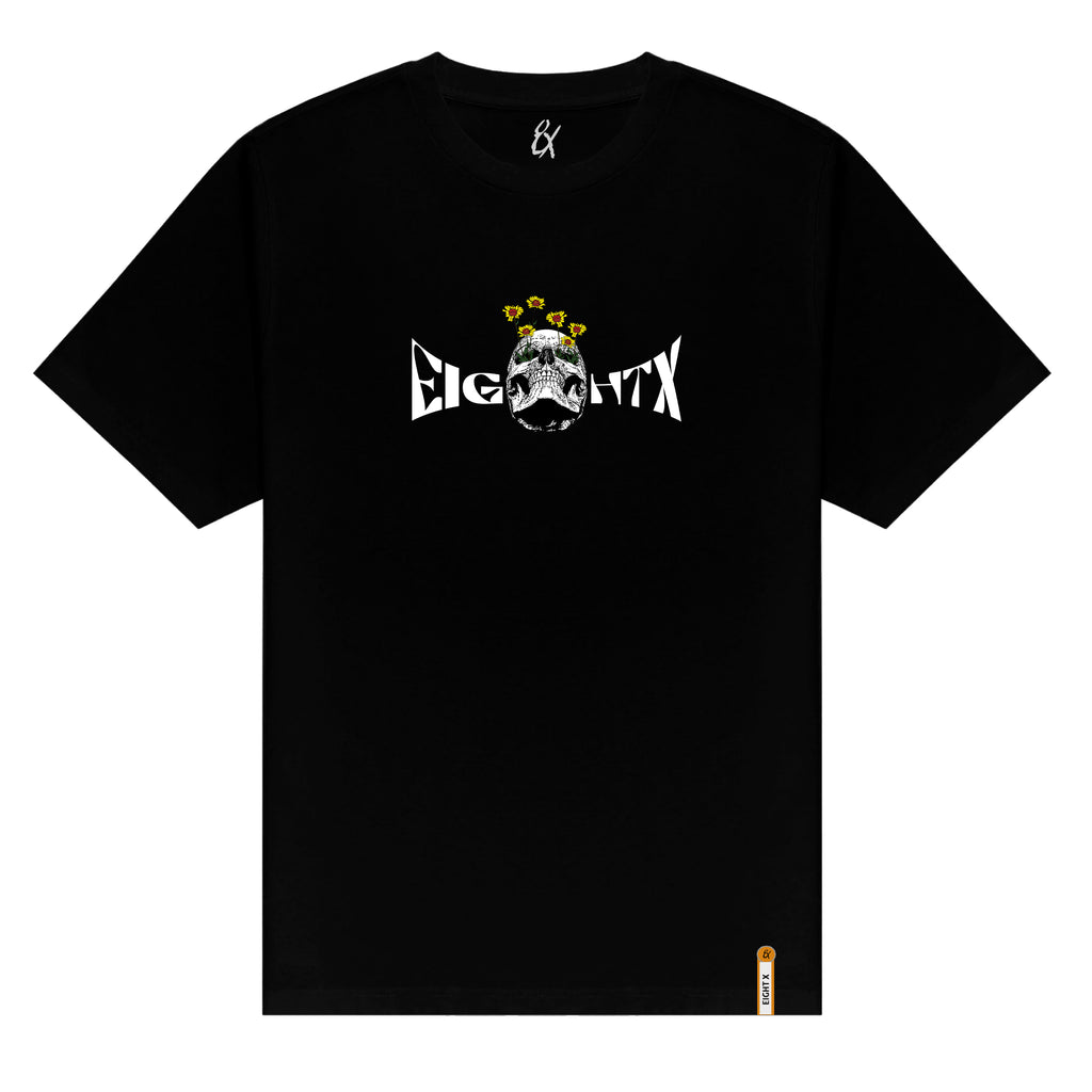 Life + Death Graphic T-Shirt - Black Graphic T-Shirts Eight-X BLACK S 