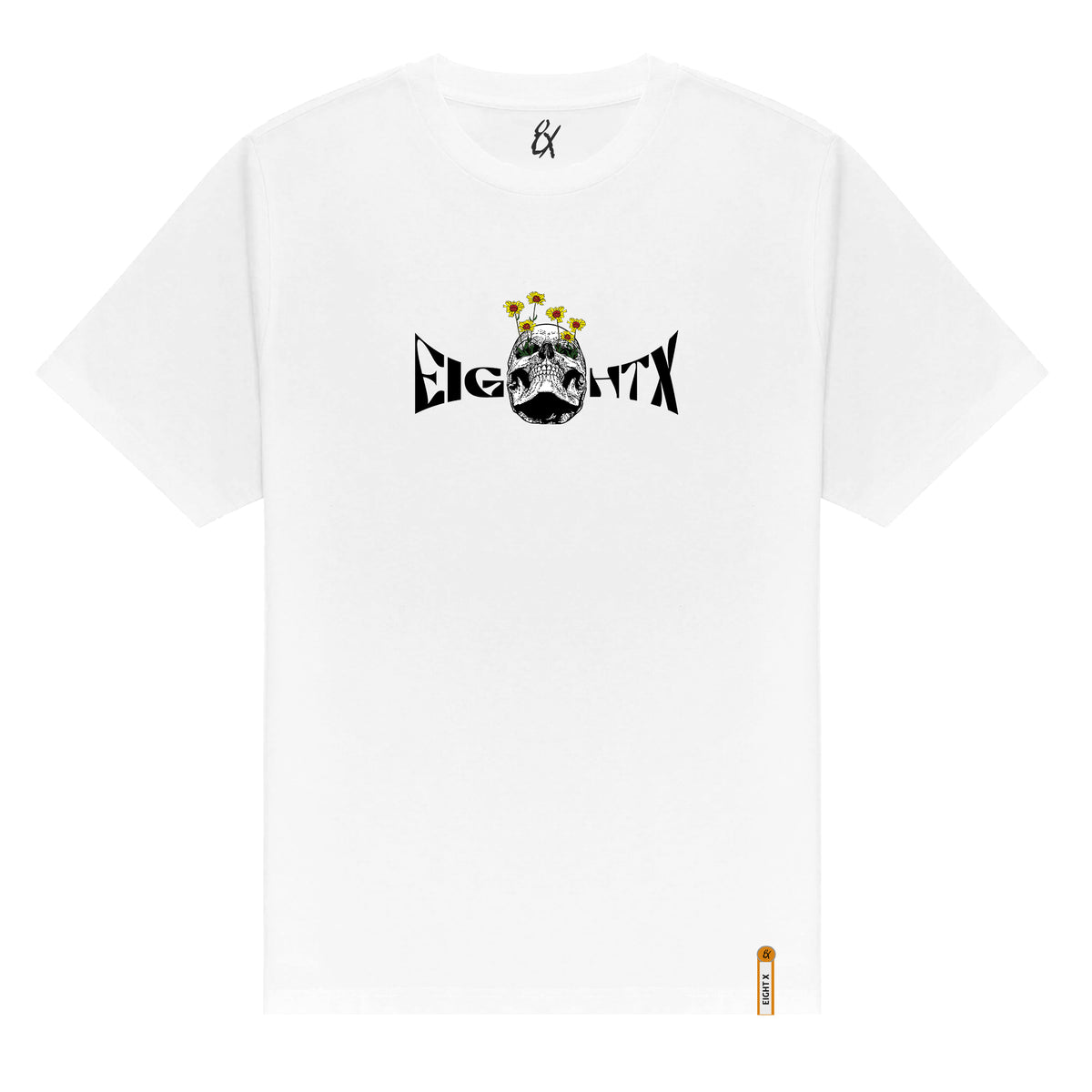 Life + Death Graphic T-Shirt - White Graphic T-Shirts Eight-X WHITE S