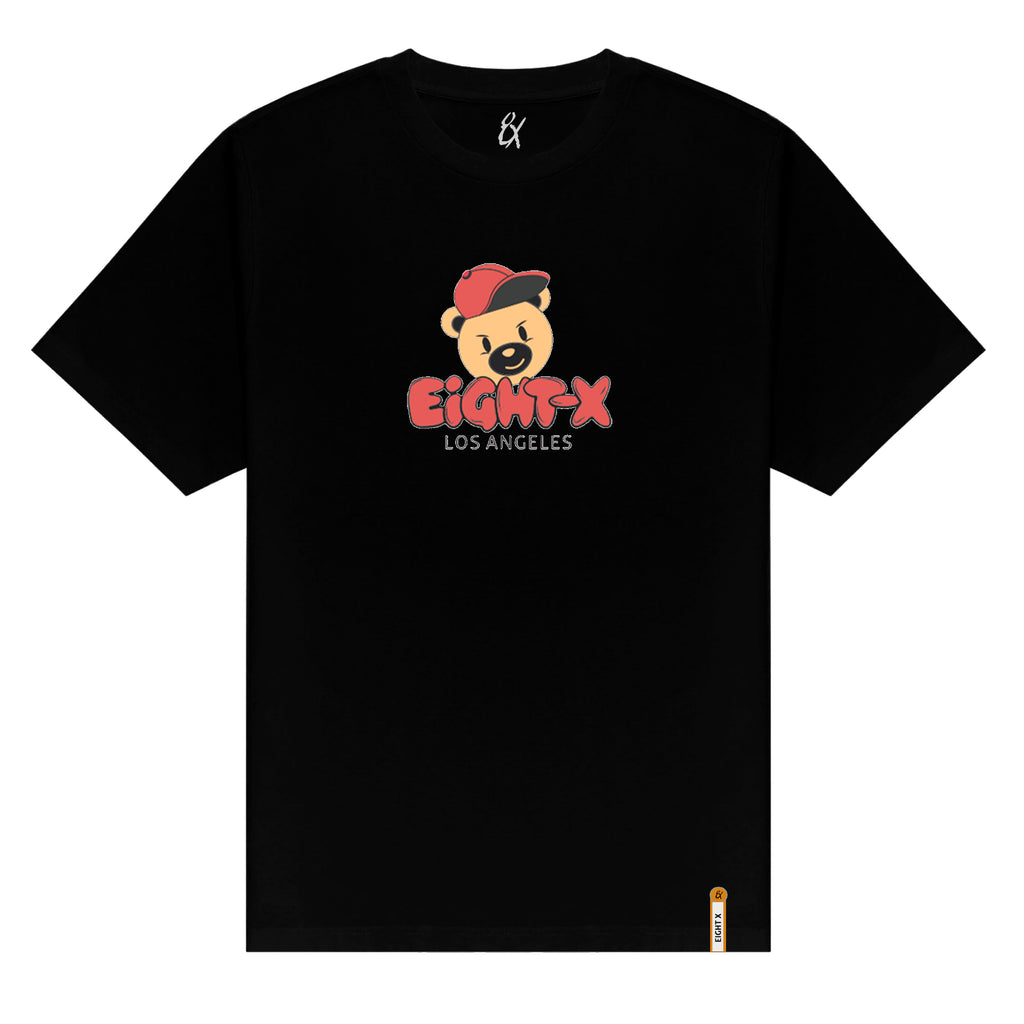 Old-School Graphic T-Shirt - Black Graphic T-Shirts Eight-X BLACK S 