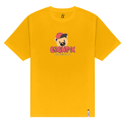 Old-School Graphic T-Shirt - Mustard Graphic T-Shirts Eight-X YELLOW S
