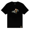 Bear Turismo Graphic T-Shirt - Black Graphic T-Shirts Eight-X BLACK S