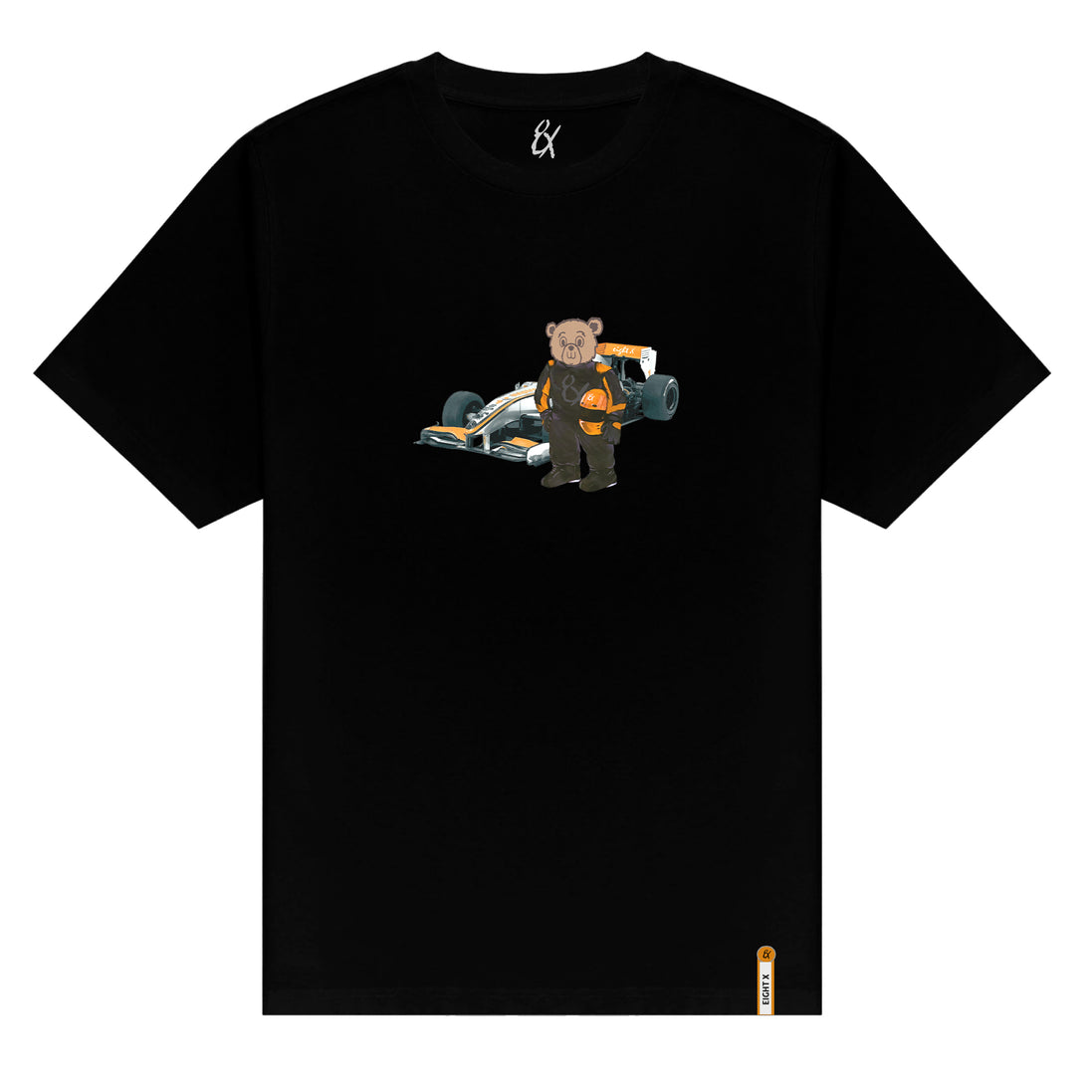 Bear Turismo Graphic T-Shirt - Black Graphic T-Shirts Eight-X BLACK S