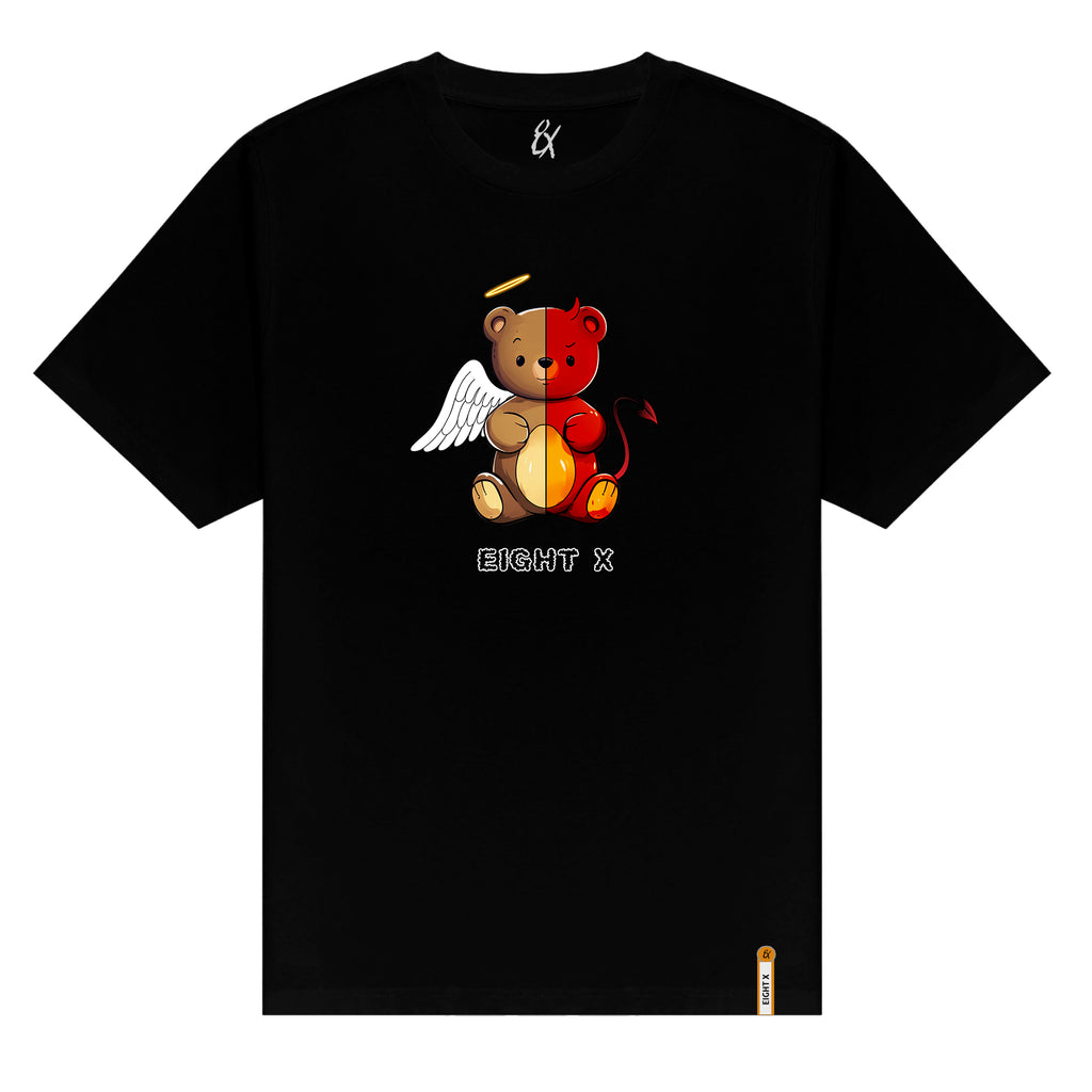 Conscience Graphic T-Shirt - Black Graphic T-Shirts Eight-X BLACK S 