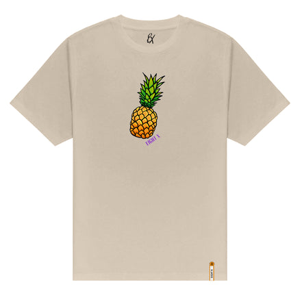 Piña Graphic T-Shirt - Beige Graphic T-Shirts Eight-X BEIGE S