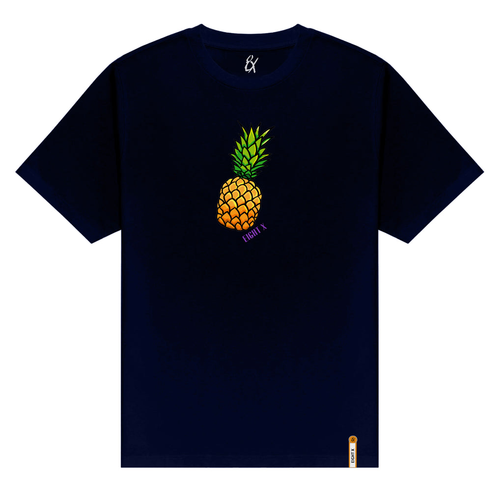 Piña Graphic T-Shirt - Navy Graphic T-Shirts Eight-X NAVY S 