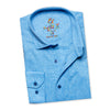 Bottle Shop Button Down Shirt - Blue Long Sleeve Button Down Eight-X   