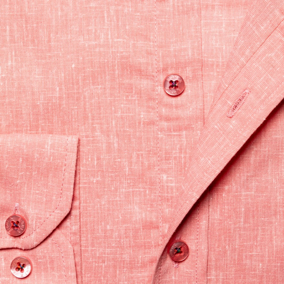 Bottle Shop Button Down Shirt - Salmon Long Sleeve Button Down Eight-X   