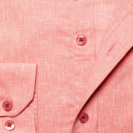 Bottle Shop Button Down Shirt - Salmon Long Sleeve Button Down Eight-X   