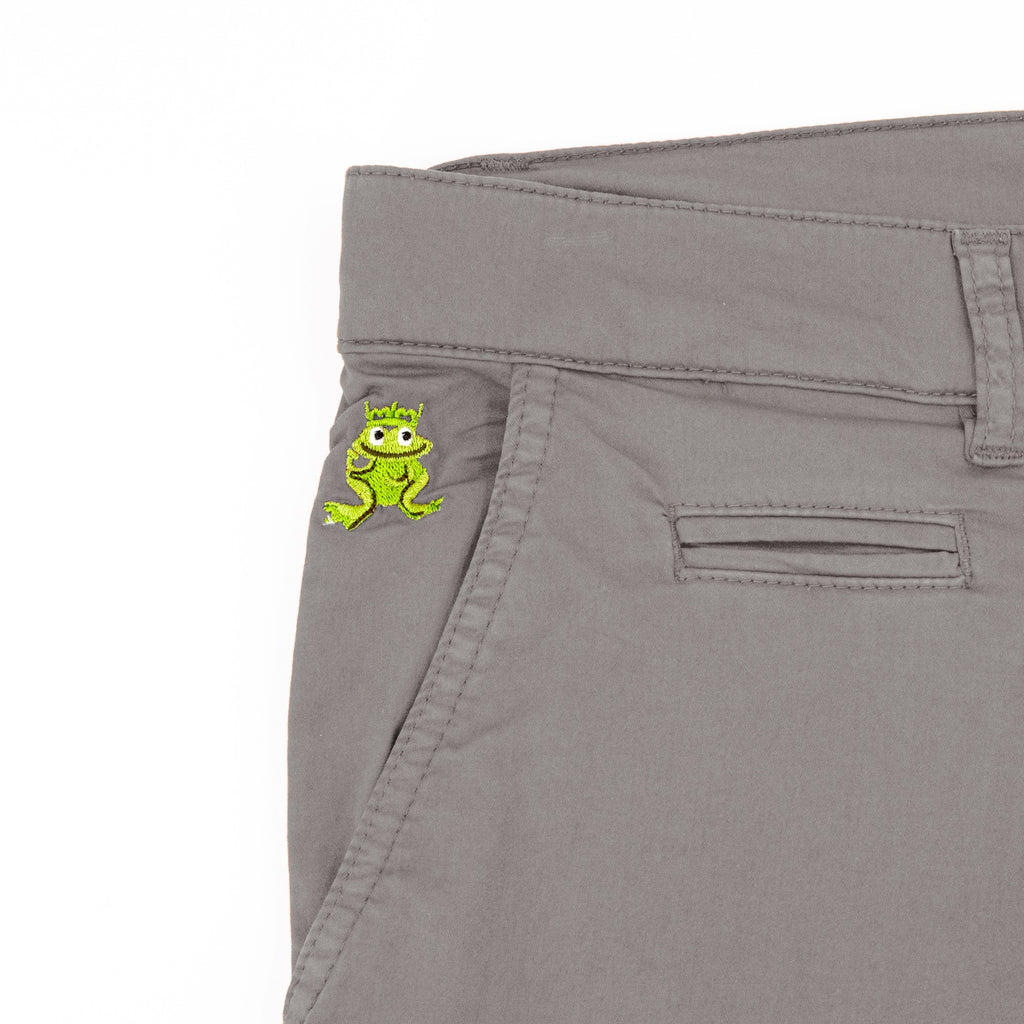 Smoke Grey FROG Chino Shorts  Eight-X   