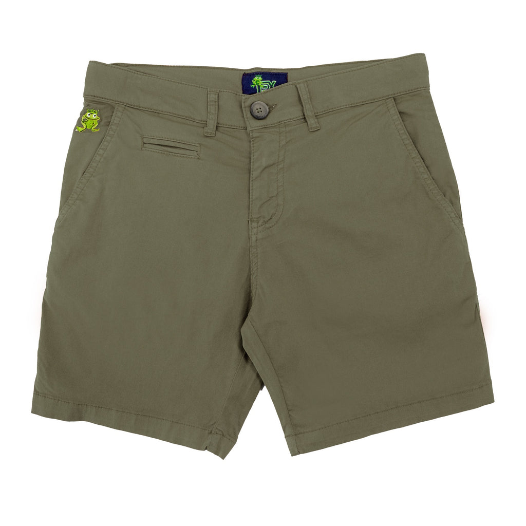 Olive FROG Chino Shorts  Eight-X   