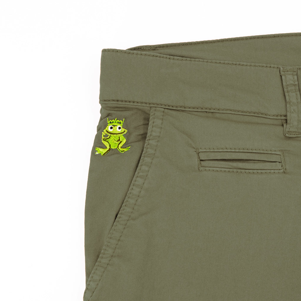 Olive FROG Chino Shorts  Eight-X   