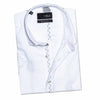 Paisley DNA Embroidered Jacquard Short Sleeve Shirt  Eight-X   