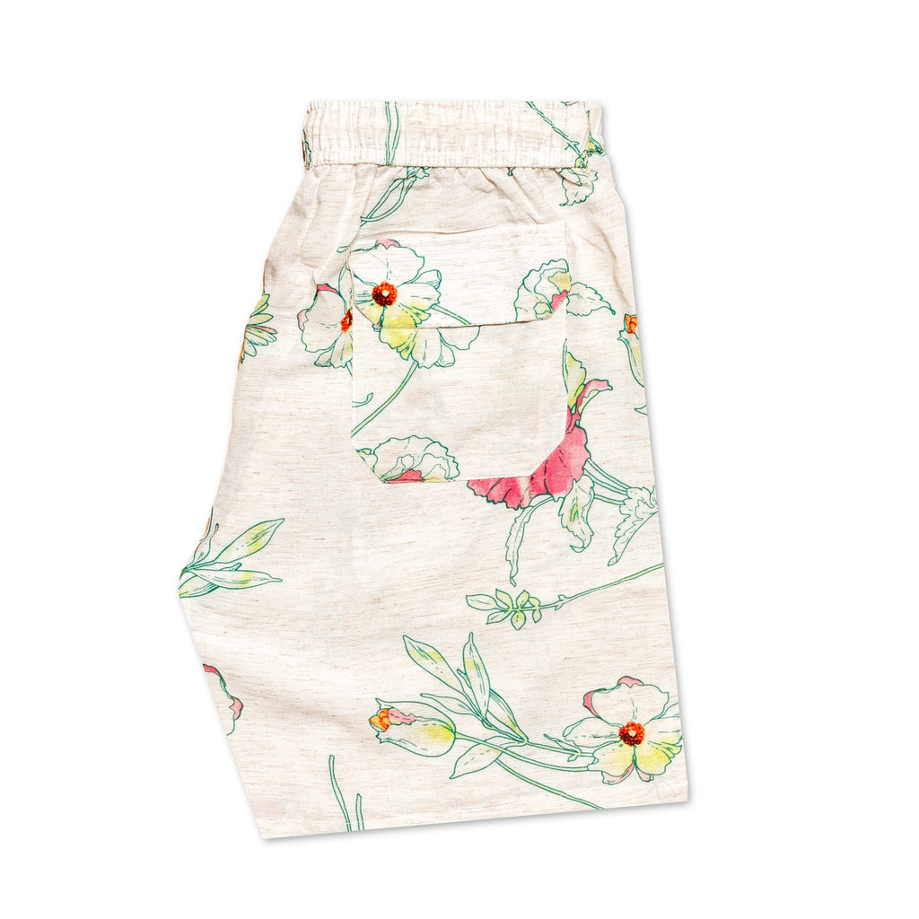 Pretty Petals Relaxed Fit Viscose Short Sleeve Shirt + Shorts Matching Set Sets Eight-X   