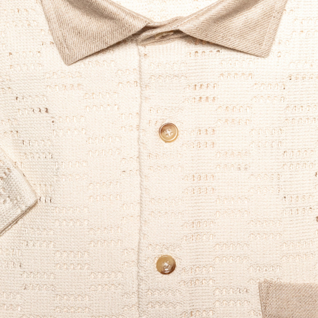 Soft Sand Short Sleeve Shirt + Shorts Matching Set  Eight-X   
