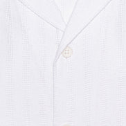 Summer Breeze Relaxed Fit Short Sleeve Shirt - White  Eight-X   