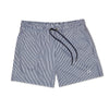 Men's Striped Slim Fit Swim Trunks - Navy  Eight-X NAVY S