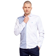 Quarter Striped Cotton Button Down Shirt  Eight-X MULTI S 