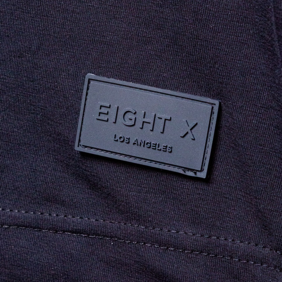 Oversized Crew Neck T-Shirt - Navy  Eight-X   