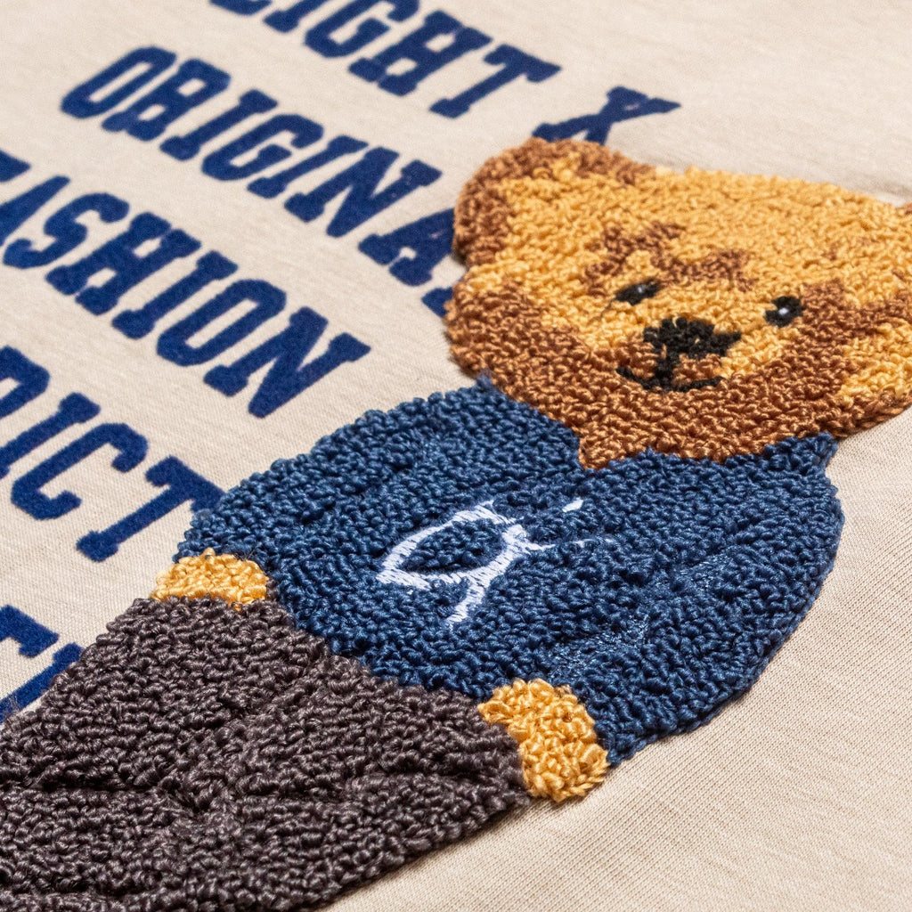 Bear Origins 3D Graphic T-Shirt - Beige  Eight-X   
