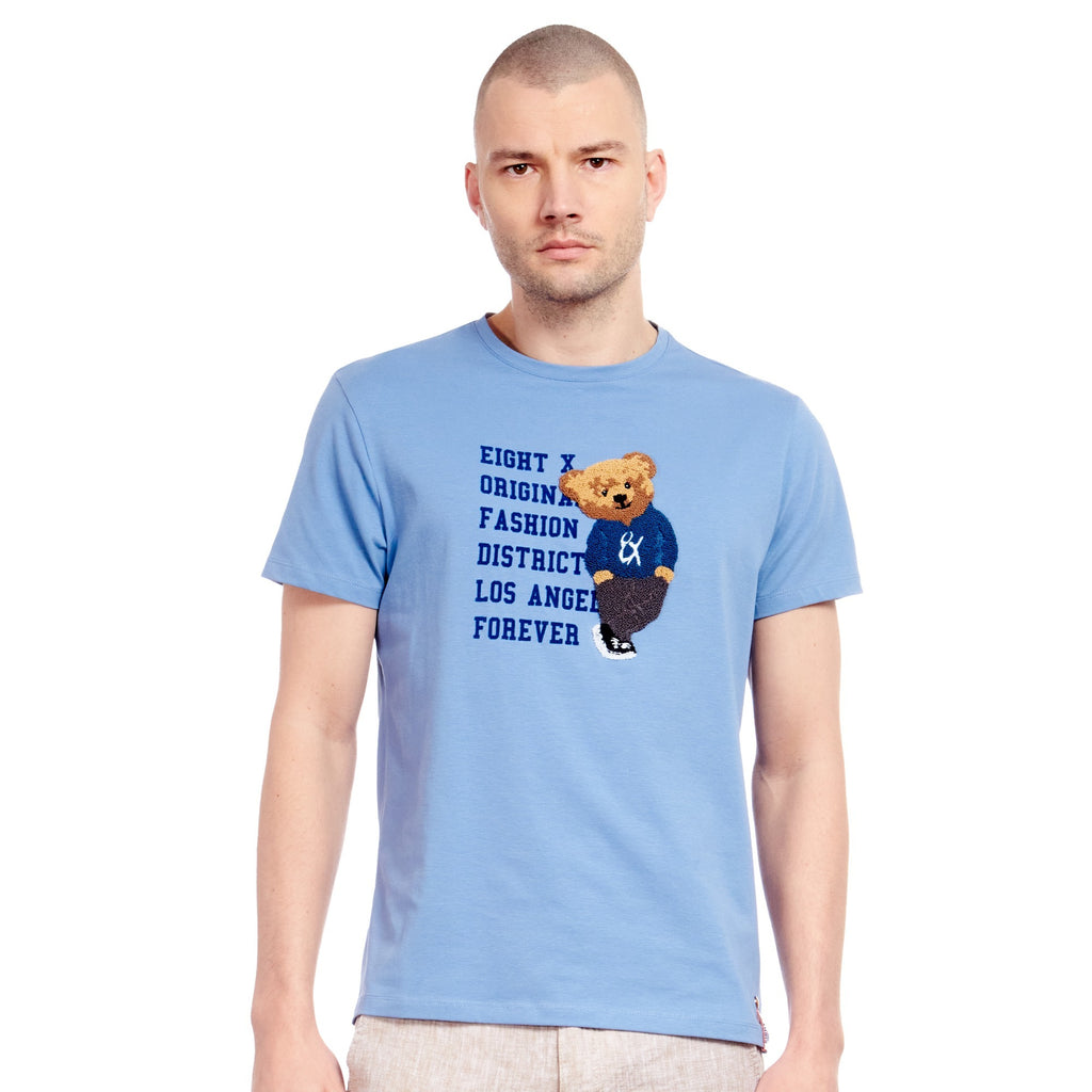 Bear Origins 3D Graphic T-Shirt - Blue  Eight-X BLUE S 