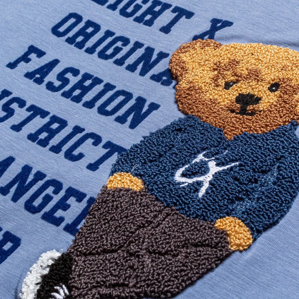 Bear Origins 3D Graphic T-Shirt - Blue  Eight-X   