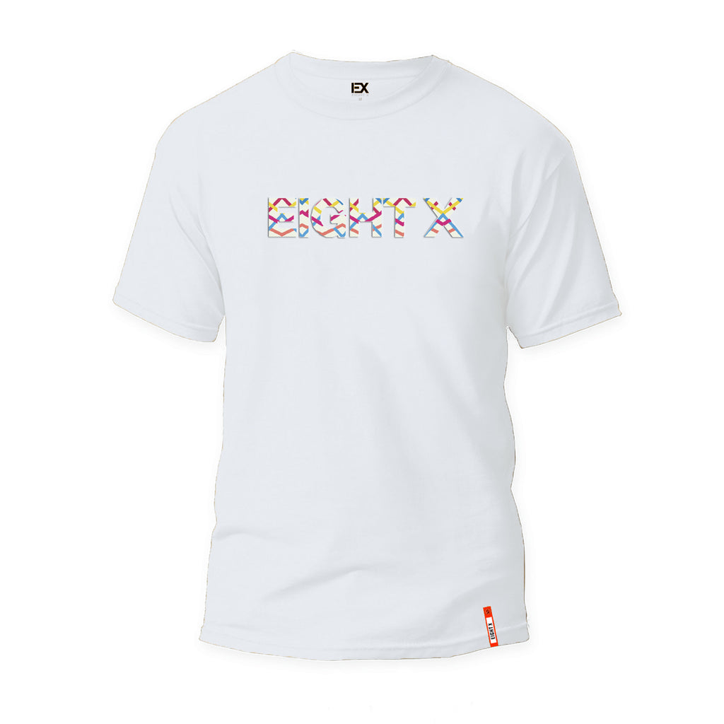 Excrusion 3D Graphic T-Shirt - White  Eight-X   