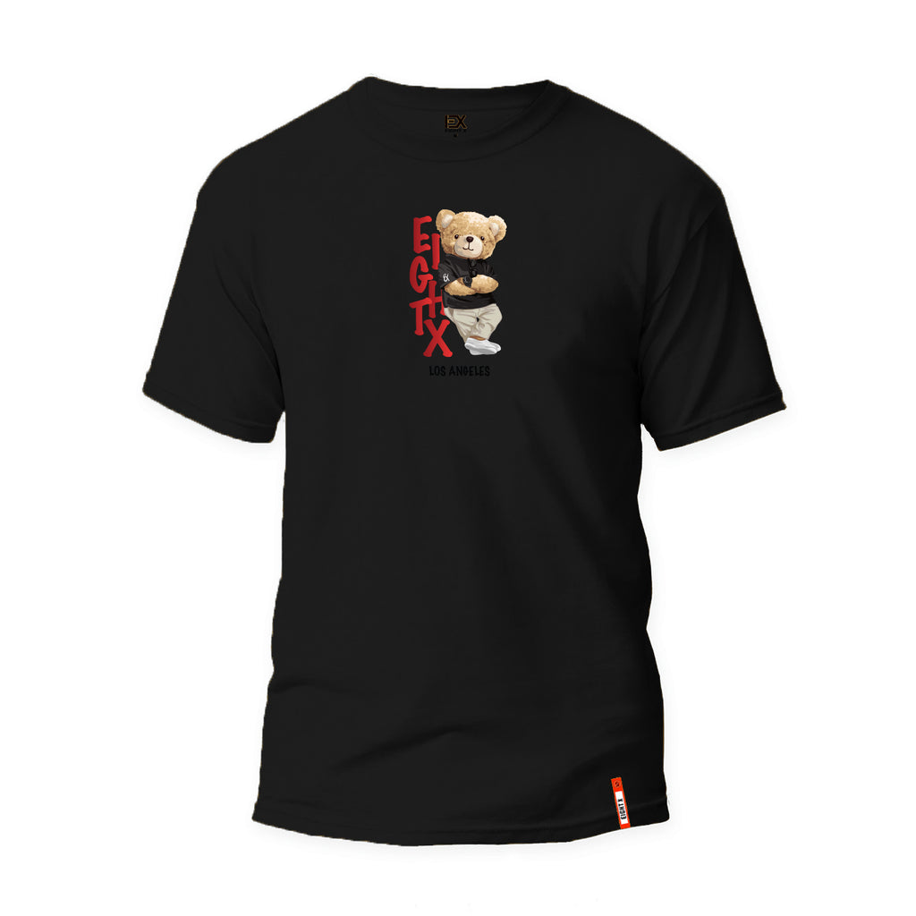 Marco Bear 3D Graphic T-Shirt - Black  Eight-X   