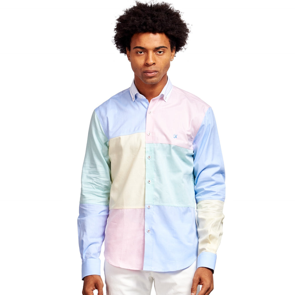 Pastel Pallette Button Down Shirt Button Down Shirts Eight-X MULTI S 