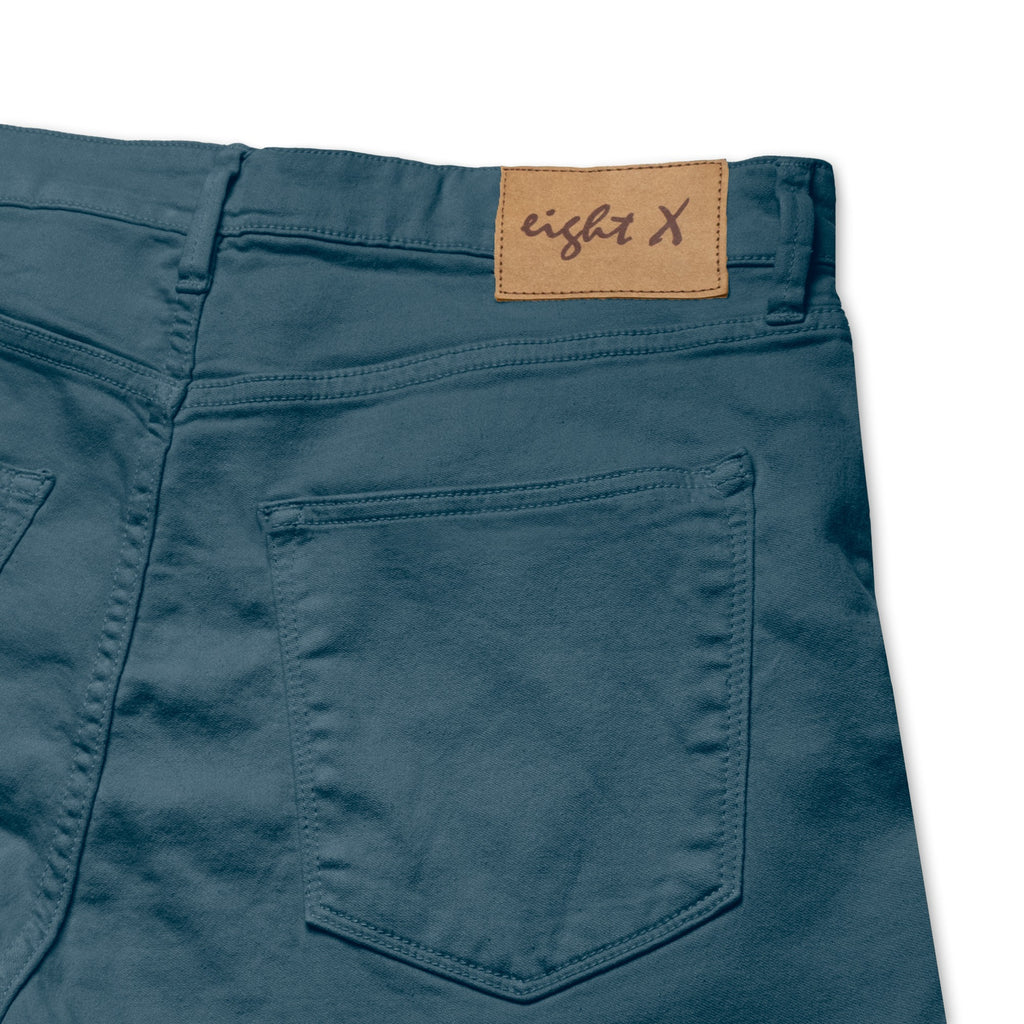 Soft Stretch Slim Fit Jeans - Calypso Blue Jeans Eight-X   