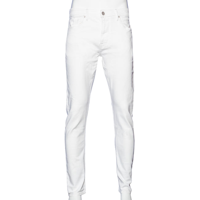 Soft Stretch Slim Fit Jeans - White Jeans Eight-X WHITE 29 