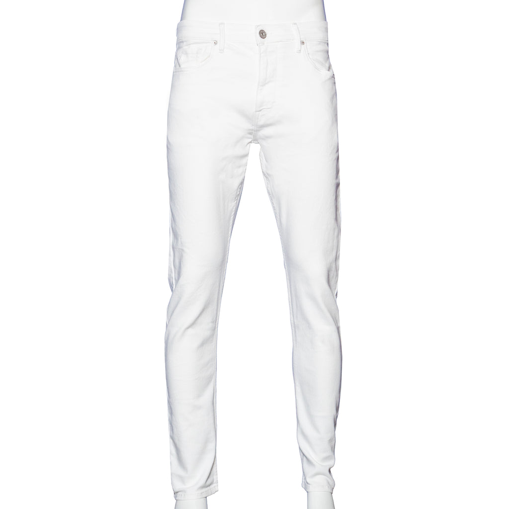 Soft Stretch Slim Fit Jeans - White Jeans Eight-X WHITE 29 