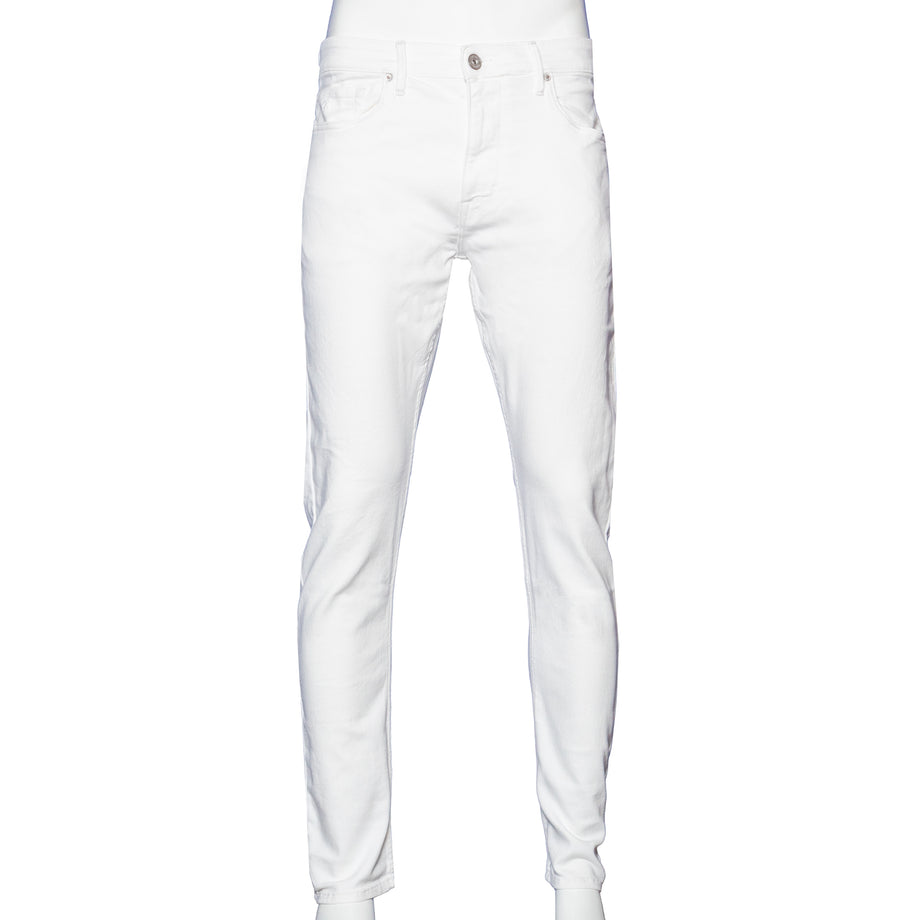 Soft Stretch Slim Fit Jeans - White – Eight-X