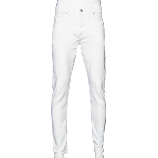 Soft Stretch Slim Fit Jeans - White Jeans Eight-X WHITE 29 