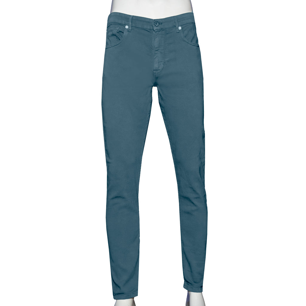 Soft Stretch Slim Fit Jeans - Calypso Blue Jeans Eight-X BLUE 29 