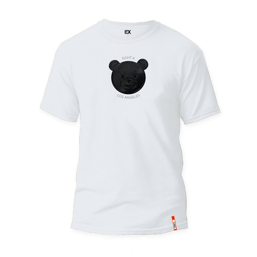 Bad News Bear Graphic T-Shirt - White T-Shirts Eight-X   