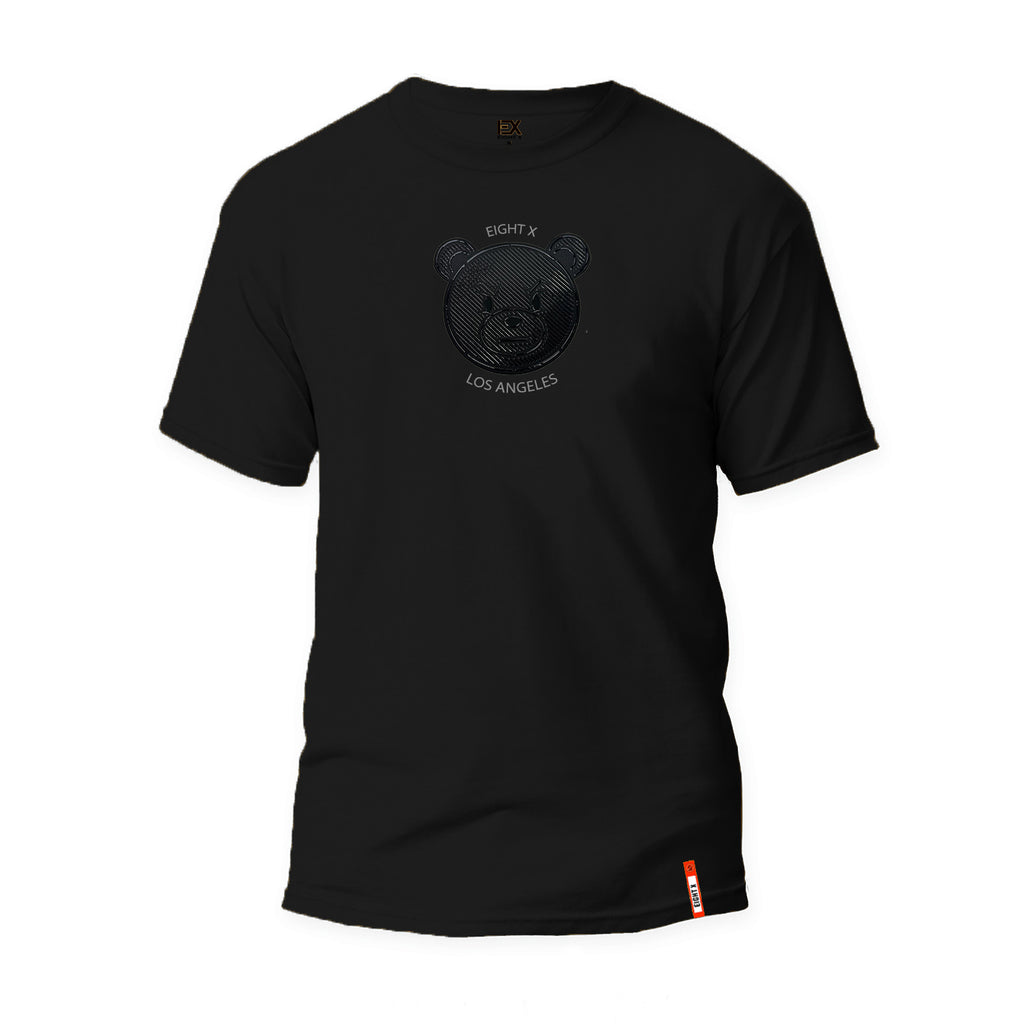 Bad News Bear Graphic T-Shirt - Black T-Shirts Eight-X   