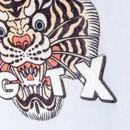 Feline Graphic T-Shirt - White Graphic T-Shirts Eight-X