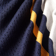 The Varsity Knit Short Sleeve Shirt - Navy Button Up Shirts Eight-X   