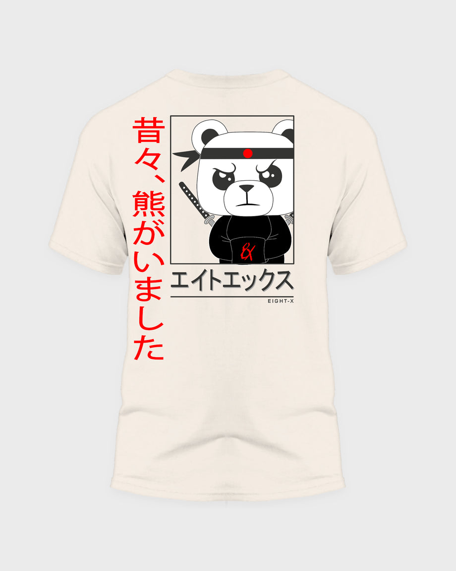 Ninja Polar Bear Oversized Graphic T-Shirt - Off White – Eight-X