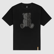 Big Bad Bear Oversized Graphic T-Shirt - Black T-Shirts Eight-X BLACK S 