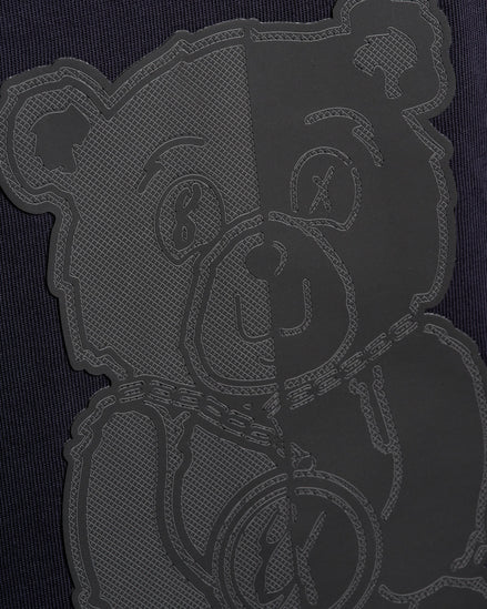 Big Bad Bear Oversized Graphic T-Shirt - Navy T-Shirts Eight-X   